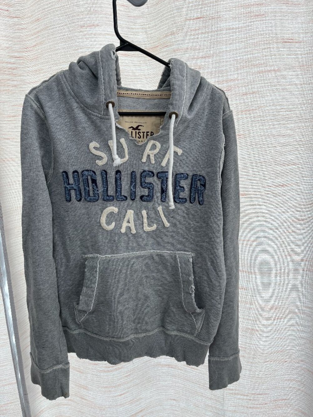 Men’s Grey Small Hoodie Hollister (031)